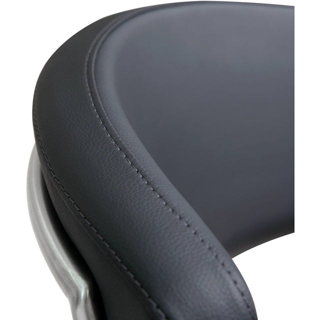 Black Cosmo Black Steel Bar Stool For Sale - Image 8 of 12