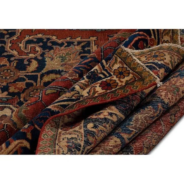 Traditional 1940s Old Persian Tabriz Area Rug 8’5″ X 12’0″ For Sale - Image 3 of 13