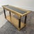 Mastercraft Late 20th Century Brass & Black Glass Console Table Attributed to Mastercraft For Sale - Image 4 of 8