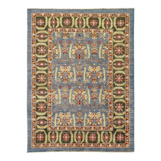 Pasargad DC Gray Color Fine Hand Knotted Rug For Sale
