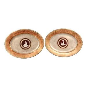 Regency Period Coalport Porcelain Neo-Classical Dishes