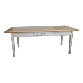 Dining Table in Spruce, 1970s For Sale