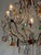 Gold-Plated Metal and Murano Glass Chandelier, 1940s For Sale - Image 9 of 18