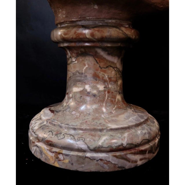 Victorian Vintage Early 20th Century Terra Cotta Figural Sculpture For Sale - Image 3 of 11