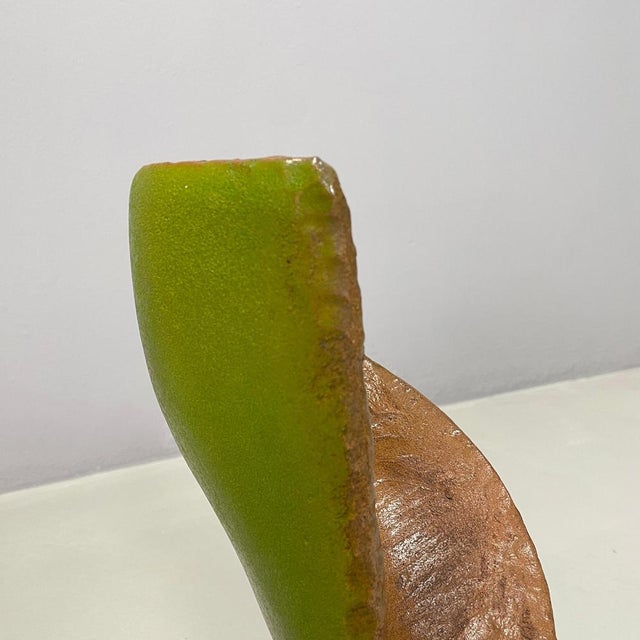 Italian Modern Abstract Organic Sculpture in Terracotta, 1970s For Sale - Image 9 of 18