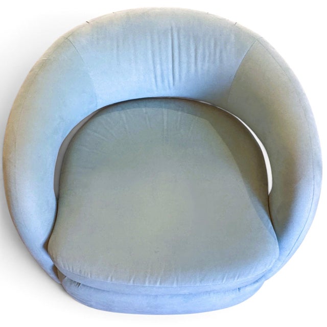 Signed Weiman Targa Swivel Chairs, a Pair For Sale - Image 14 of 17