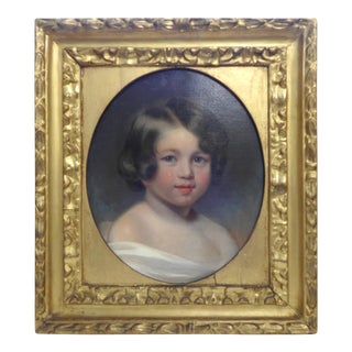 Mid 19th Century Oil on Canvas, Portrait of Sewanee Student For Sale