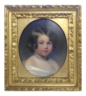 Mid 19th Century Oil on Canvas, Portrait of Sewanee Student