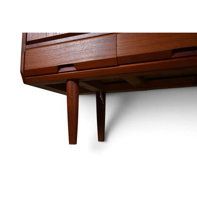 Vejle Stole & Møbelfabrik 1960s Vejle Stole Møbelfabrik Danish Teak Highboard For Sale - Image 4 of 13