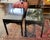 Vintage Chinese Chippendale side tables by Kittinger. Recently lacquered in Sherwin Williams Tricorn Black. Elegant &...