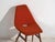 Orange vintage style chair (c.1960) Approximate age: 60 years Material: Wood and fabric The state of conservation is...