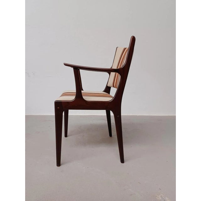 Mahogany Armchair by Johannes Andersen for Uldum Møbelfabrik, Restored with Customizable Reupholstery, 1960s For Sale - Image 6 of 12