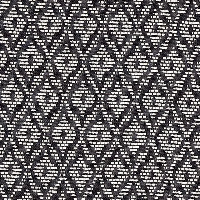 Schumacher Red Hook Fabric in Charcoal For Sale