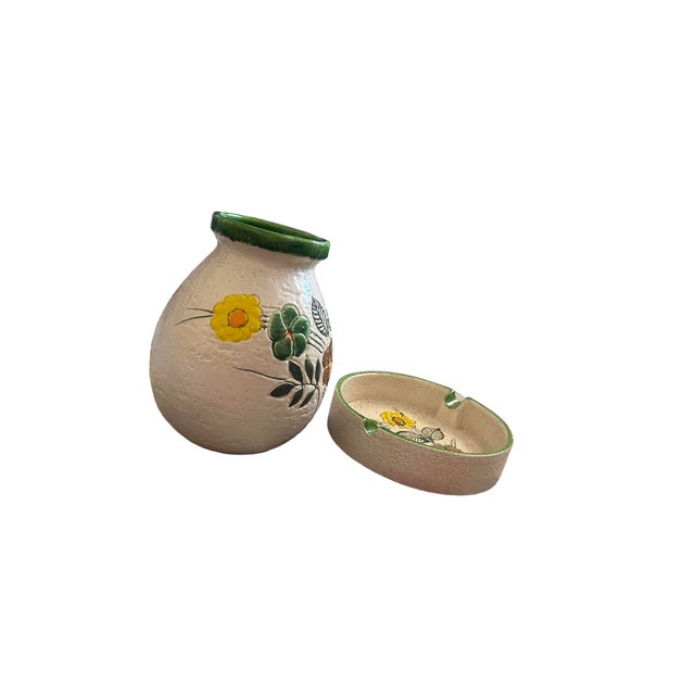 Maker & Origin: Hand-painted and crafted in Italy in the 1960s by Bitossi and Aldo Londi features the maker's mark or an...