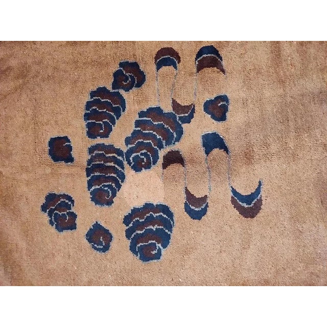 1900 - 1909 Antique Chinese Peking Rug. For Sale - Image 5 of 7
