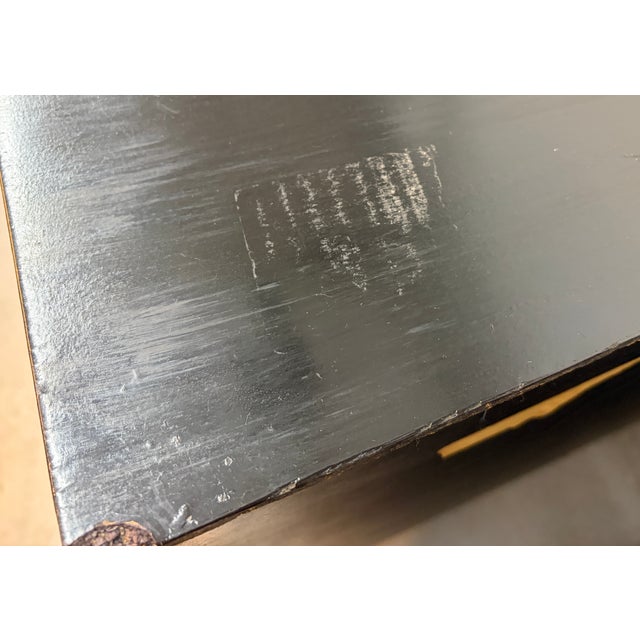 Pair of Mid 20th Century Rosewood and Chrome Three Drawer Dressers For Sale - Image 12 of 14