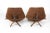 Pair 1960s Patchwork Leather Swivel Lounge Chairs Attributed to Madsen and Schubell For Sale - Image 10 of 14