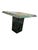 1970s Vintage Green Marble Pedestal Table - Sculptural Stone Side Table / End Table For Sale - Image 5 of 7