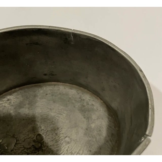 Metal Antique English Pewter Box For Sale - Image 7 of 8