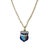 Mid-Century Modern Oregon Vintage Fritz Reu Sterling Silver Enamel Charm on New 18 Inch Gold Filled Necklace For Sale - Image 3 of 5