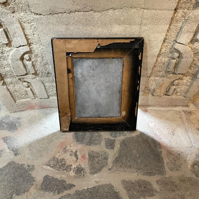 Mid 20th Century Female Nude Torso Metal Wall Art, Framed For Sale - Image 12 of 13