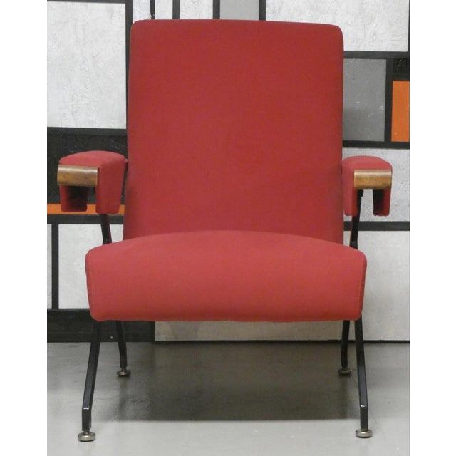 Mid-Century Modern Set of Reclining Armchairs in Alcantara, Italy, 1960s For Sale - Image 3 of 14