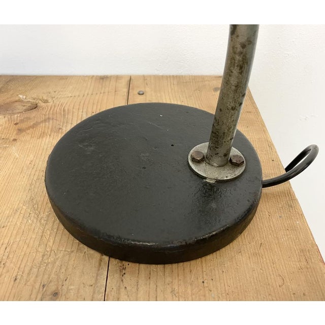 Black Industrial Table Lamp, 1950s For Sale - Image 6 of 17