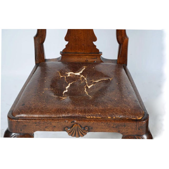 Queen Anne Mahogany Side Chair For Sale - Image 4 of 8