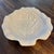 Vintage White Cabbage Leaf Majolica Serving Bowl Portugal For Sale - Image 4 of 4