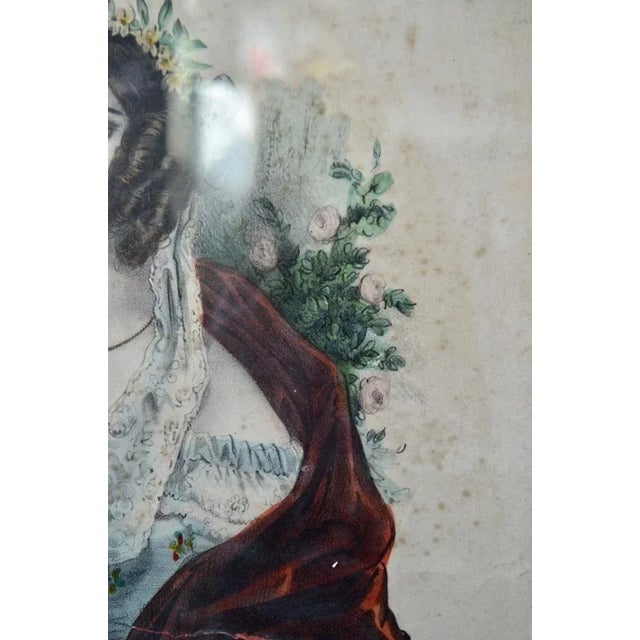 Dopter Paris, Claire, 19th Century, Lithograph, Framed For Sale - Image 5 of 10