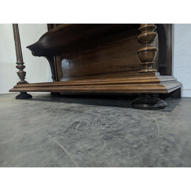 Renaissance Serving Cart in Solid Walnut For Sale - Image 12 of 14