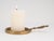 Mid-Century Historicism Brass Pan Candlestick, 1960s For Sale - Image 16 of 16