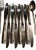 Silver Mikasa Parallels Stainless Flatware Set Sevice for Eight - 40 PCS Plus Divider For Sale - Image 8 of 10