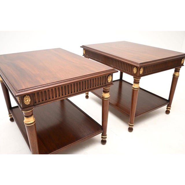 Georgian Parcel Gilt Side Tables, 1950, Set of 2 For Sale - Image 10 of 13