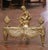 Pair of 19th Century French Louis XVI Bronze Doré Andirons With Seated Putti For Sale - Image 4 of 9