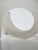 A striking vintage 1970s Space Age coffee table featuring a sculptural frosted acrylic base supporting a substantial...