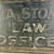 A Gorgeous Early Wood Double Sided Trade Sign Advertising "j.a. Stone Law Office" For Sale - Image 13 of 13