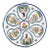 French Faience Henriot Quimper Breton Couple Oyster Plate For Sale