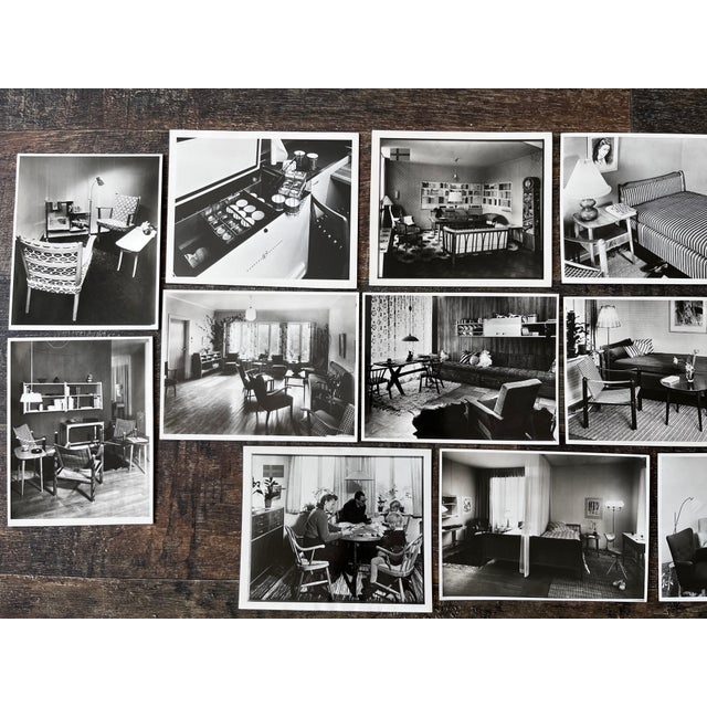 Original Photos of Scandinavian Furniture, Sweden, 1951, Set of 18 For Sale - Image 4 of 10