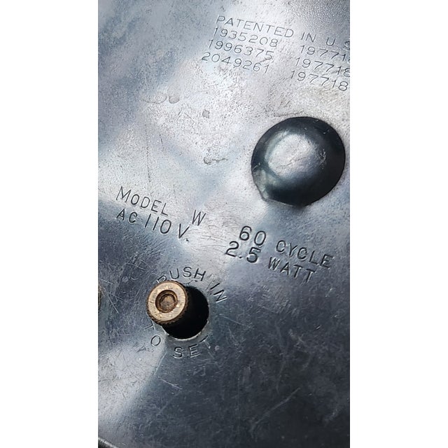 1930s Art Deco Onyx Desk Clock by Sessions – Electric Stone Mantle Clock, Brass Bezel For Sale - Image 18 of 18