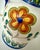 Children's Petite Italian Sgraffito Flower Jug Pottery Accent Table Lamp For Sale - Image 3 of 12
