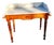 Louis Philippe French Washstand in Figured Walnut with Carrara Marble Top, 1880s For Sale
