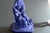 Mid 20th Century Mid 20th Century Arthur Percy Blue Figurine Woman Statue For Sale - Image 5 of 9