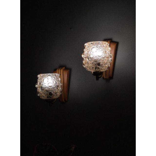 Metal Finnish Modern Wall Lights attributed to Helena Tynell for Limburg, Set of 2 For Sale - Image 7 of 9
