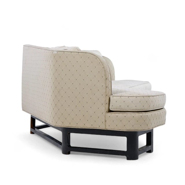Dunbar Furniture Edward Wormley for Dunbar 6392a Mid Century Janus Sofa For Sale - Image 4 of 7