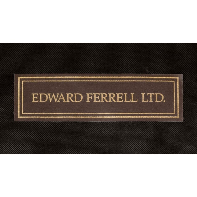 Textile Edward Ferrell Button-Tufted Linen Upholstered & Slipper Chair For Sale - Image 7 of 7