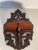 Beautifully carved wood antique decorative wall shelf in Black Forest style.