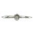 Early 20th Century Pre-Revolutionary 14k Gold Diamond Bar Pin For Sale
