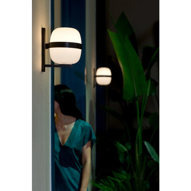 Black Wally Wall Lamp by Miguel Milá For Sale - Image 6 of 8