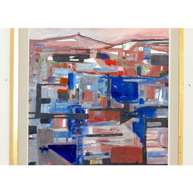 Hultkrantz, Abstract Composition, 1960s, Oil on Panel, Framed For Sale - Image 7 of 11